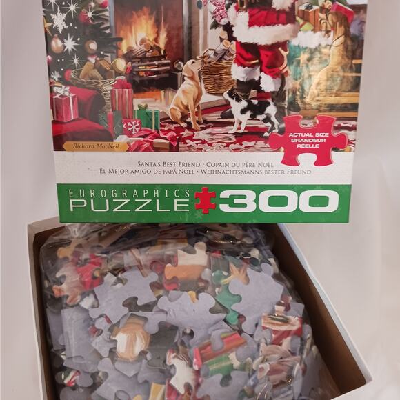 "Santa's Best Friend" 300 Piece Puzzle by Eurographics - Picture 2 of 2